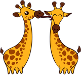 Discover In Love Couple Giraffe T-Shirts