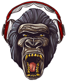 Discover Monkey DJ - gorilla with headphones monkey face T-Shirts