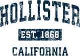 Discover Hollister California Ca Vintage Sports Design Navy T-Shirts