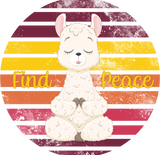 Discover Yoga Llama Alpaca - Find Peace