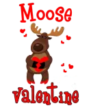Discover Funny Moose Valentine's Day Design T-Shirts