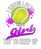 Discover Tennis Girl Ladies Tennis Court Tennis Ball T-Shirts