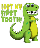 Discover Lost My First Tooth Dino Tooth Gap Kids Funny T-Shirts