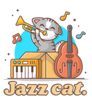 Discover Jazz Classic Music Jazz Cat Smooth Jazz Musician T-Shirts