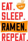 Discover Eat Sleep Ramen Repeat T-Shirts