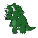 Discover Cute Tryceratops Dinosaur Toddler for Dino Kids T-Shirts