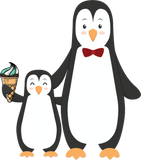 Discover Penguin penguins with ice cream penguin T-Shirts