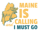Discover Maine is calling and i must go Vacation Funny T-Shirts