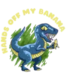 Discover Dino Dinsaurier Raptor children Funny banana boys T-Shirts