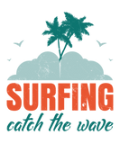 Discover Surfing Catch The Wave Funny Surfer T-Shirts