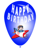 Discover Happy Birthday Blue Balloon Boy T-Shirts