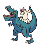 Discover Dino dinosaur T-rex Trex Tyrannosaurus Unicorn dab T-Shirts