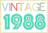 Discover 1988 Vintage 30th Birthday Gift For Him or Her T-Shirts