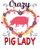 Discover Crazy Pig Lady, Farm Animals Lover, Spirit Animal T-Shirts