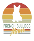 Discover Vintage Retro French Bulldog Mom Gift T-Shirts