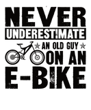 Discover Never Underestimate Old Man E-bike Bicycle Road