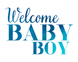 Discover Welcome Baby Boy Blue Ombre T-Shirts