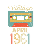 Discover Vintage April 1961 60th Birthday 60 Year Gift
