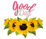 Discover good day - yellow sunflower T-Shirts
