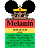 Discover Black Girl Melanin Poppin Juneteenth Super Hero T-Shirts