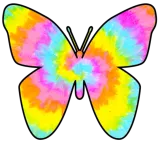 Discover Summer butterfly tie dye T-Shirts