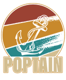 Discover Poptain - Anchor for Dad, Sea Pop & Boat Captain T-Shirts
