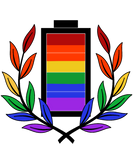 Discover Gay LGBT Gay Pride Akku Batteries Rainbow flag