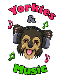 Discover Yorkies and Music Funny Yorkshire Terrier Musician T-Shirts