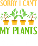 Discover Gardener Sorry I Can't My Plants Need Me Gardening T-Shirts