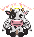 Discover Holy Cow Halo Angel Wings Cute Novelty Pun GiftGif T-Shirts