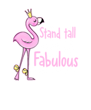 Discover Stand Tall And Be Fabulous, Flamingo T-Shirts