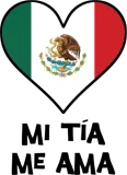 Discover My Aunt Loves Me Mexican Flag Heart T-Shirts