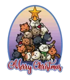 Discover Merry Christmas Cats Xmas Tree Men Women Kids Xmas T-Shirts