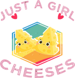 Discover Cheese T-Shirts Gift For Her Just A Girl Who Loves C