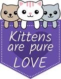 Discover Kittens with pure love T-Shirts