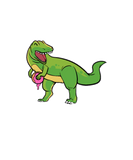 Discover Donut Dinosaur Tyrannosaurus Rex Food Pun Anime T-Shirts