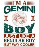 Discover I'am a Gemini Boy | Zodiac Collection T-Shirts