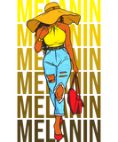 Discover Melanin Women Black Girl Magic Brown Skin Girls T-Shirts