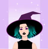 Discover Green haired witch with hat T-Shirts