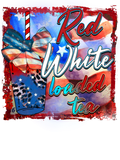Discover Red White Loaded Tea T-Shirts