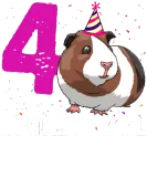 Discover Birthday Girl 4 Guinea Pig T-Shirts