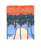 Discover Retro Ivory Coast Africa Beach Vacation Souvenir T-Shirts