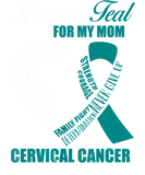 Discover I wear Teal for my Mom Cervical Cancer Awareness T-Shirts