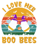 Discover I Love Her Boo Bees Couples Halloween Adult Costum T-Shirts