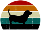 Discover Retro Basset Hound Vintage Sunset Big Ear Dog Pup T-Shirts