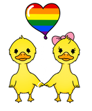 Discover Duck Couple Gay Pride T-Shirts