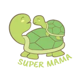 Discover Mom Super Mama Turtle Mom and Turtle Baby Gift T-Shirts