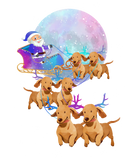 Discover Happy Holidays T-Shirts, Dachshund Reindeer