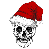 Discover Santa Claus Skull Merry Christmas T-Shirts
