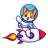 Discover Cute dog astronaut riding rocket and waving hand T-Shirts